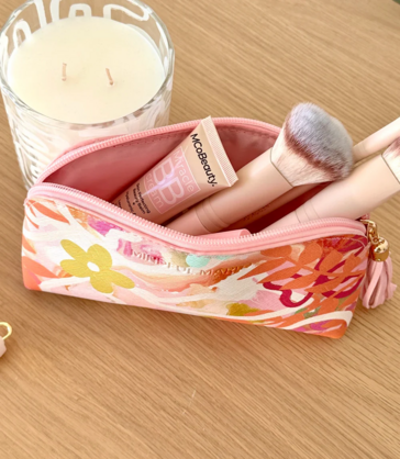 Mindful Marlo Pouch Makeup Bag - Ivy