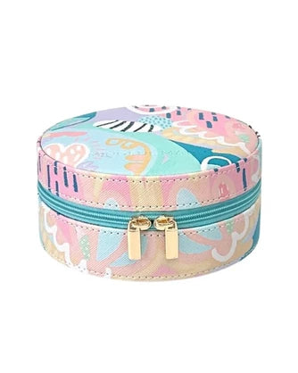 Mindful Marlo Round Jewellery Case - Haven