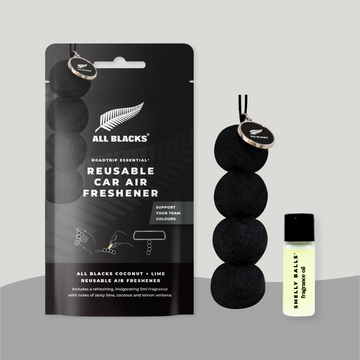 ALL BLACKS Reusable Car Air Freshener - Coconut + Lime