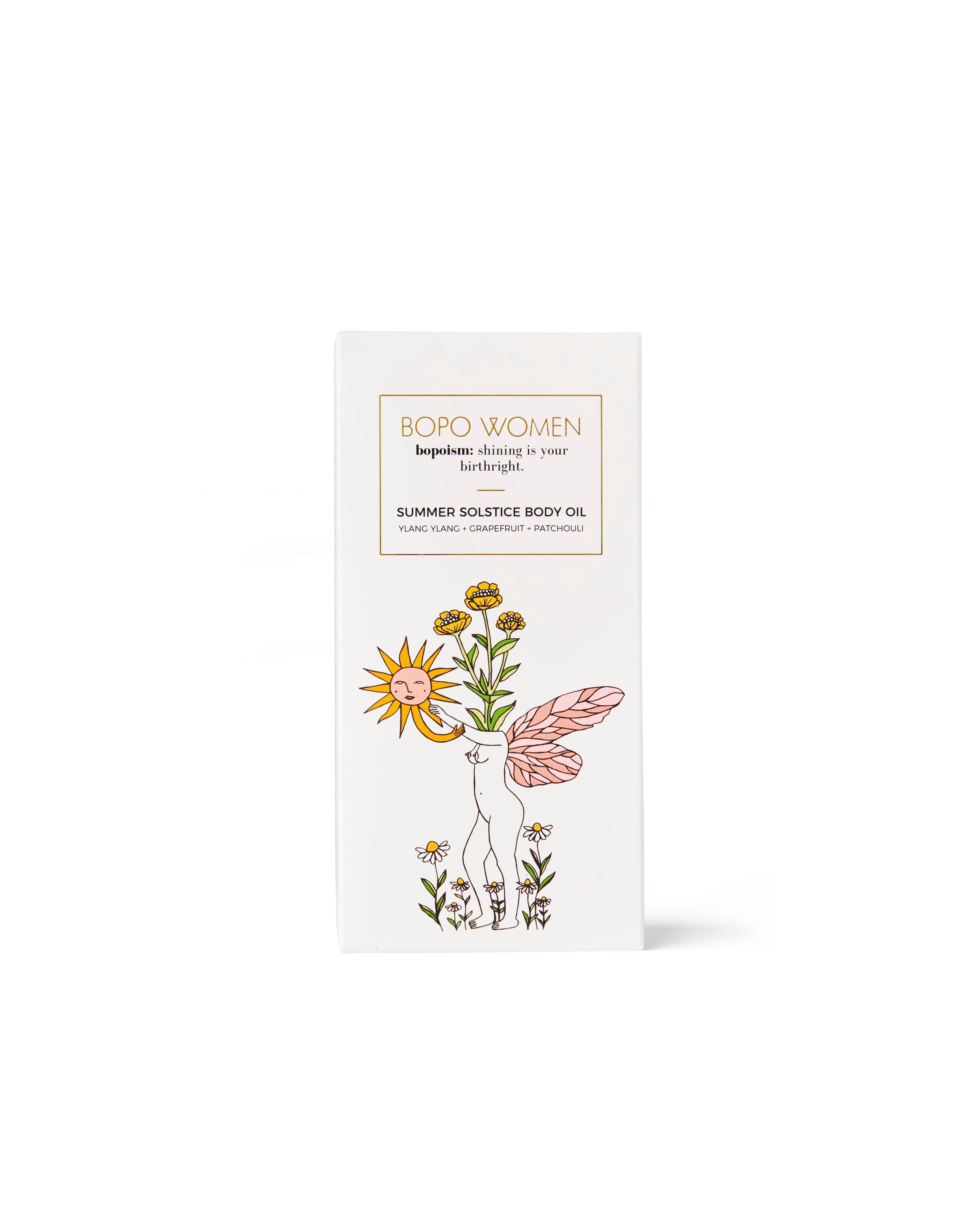 Bopo Women Body Oil 100ml - Gold Summer Solstice