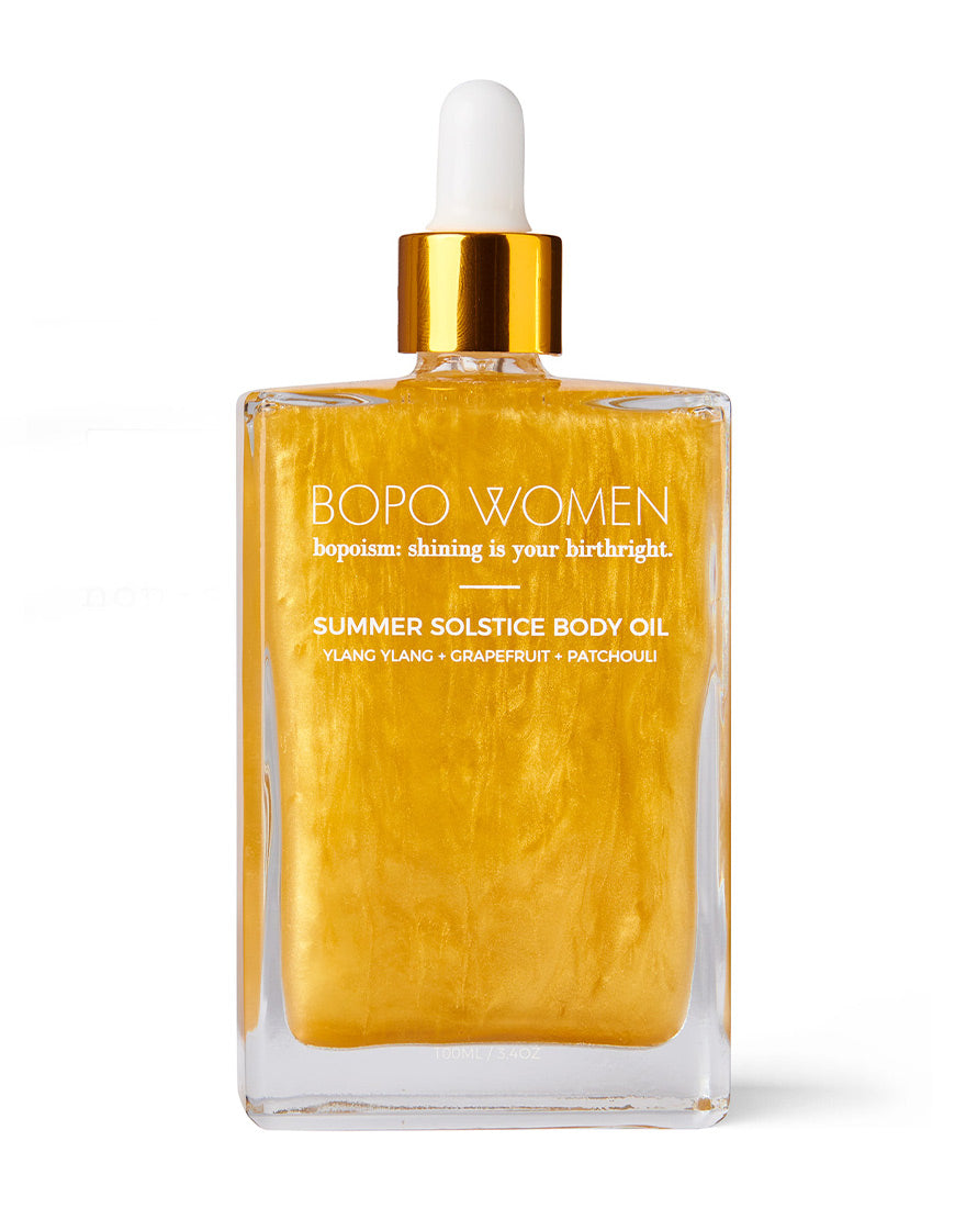 Bopo Women Body Oil 100ml - Gold Summer Solstice