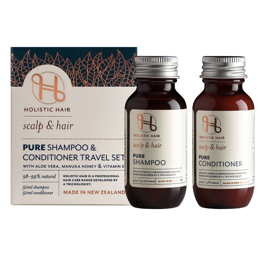 Holistic Hair Pure Shampoo & Conditioner Travel Set - 2x 50ml