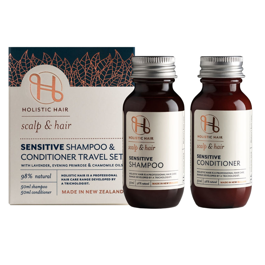 Holistic Hair Sensitive Shampoo & Conditioner Travel Set -2x 50ml