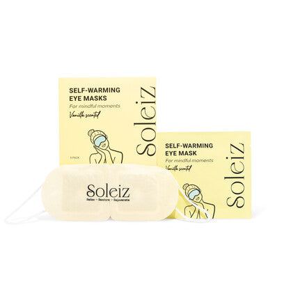 Soleiz - Vanilla Scented Self-Warming Eye Mask (5 Pack)