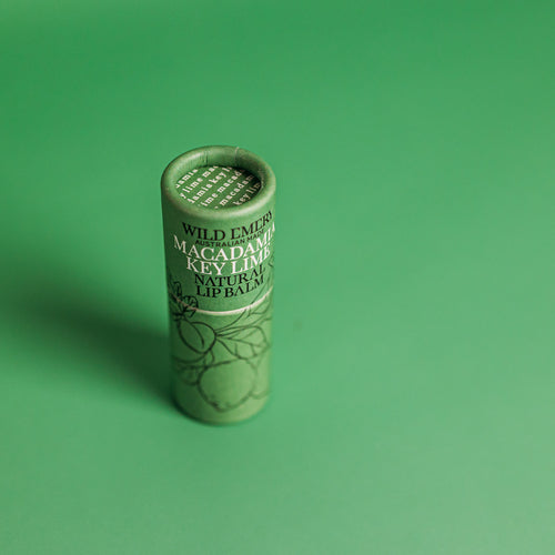 Wild Emery Macadamia Key Lime Natural Lip Balm