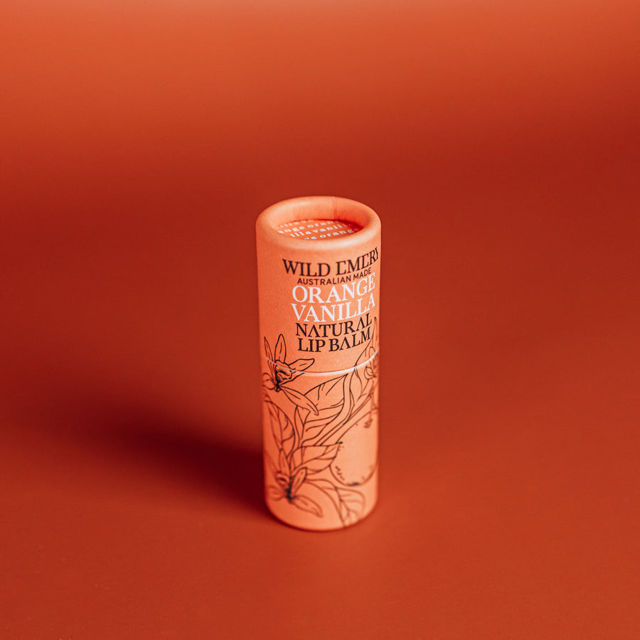 Wild Emery Orange Vanilla Natural Lip Balm