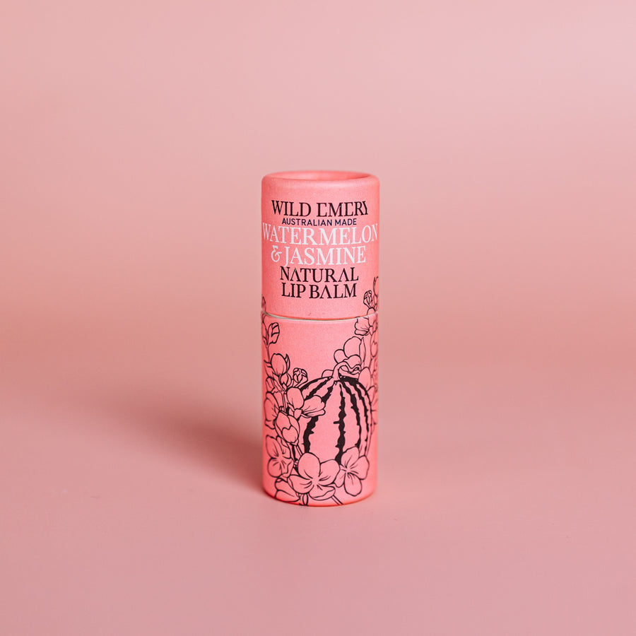 Wild Emery Watermelon & Jasmine Natural Lip Balm