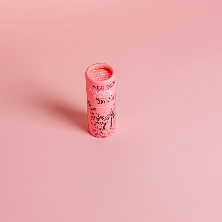 Wild Emery Watermelon & Jasmine Natural Lip Balm