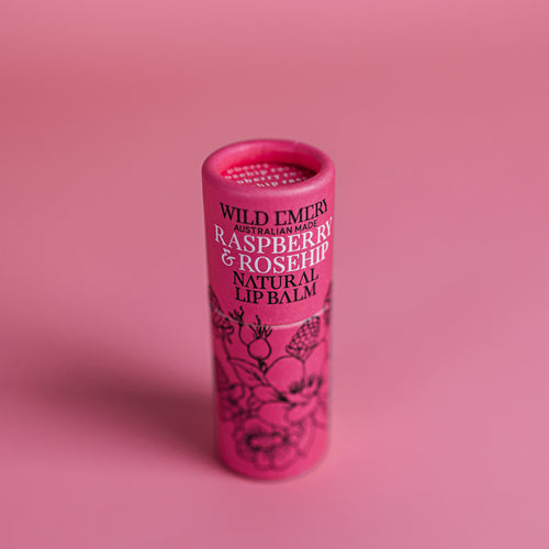  Emery Lip Balm Raspberry & Rosehip Top View