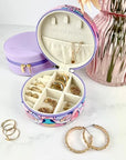 Mindful Marlo Round Jewellery Case - Willow