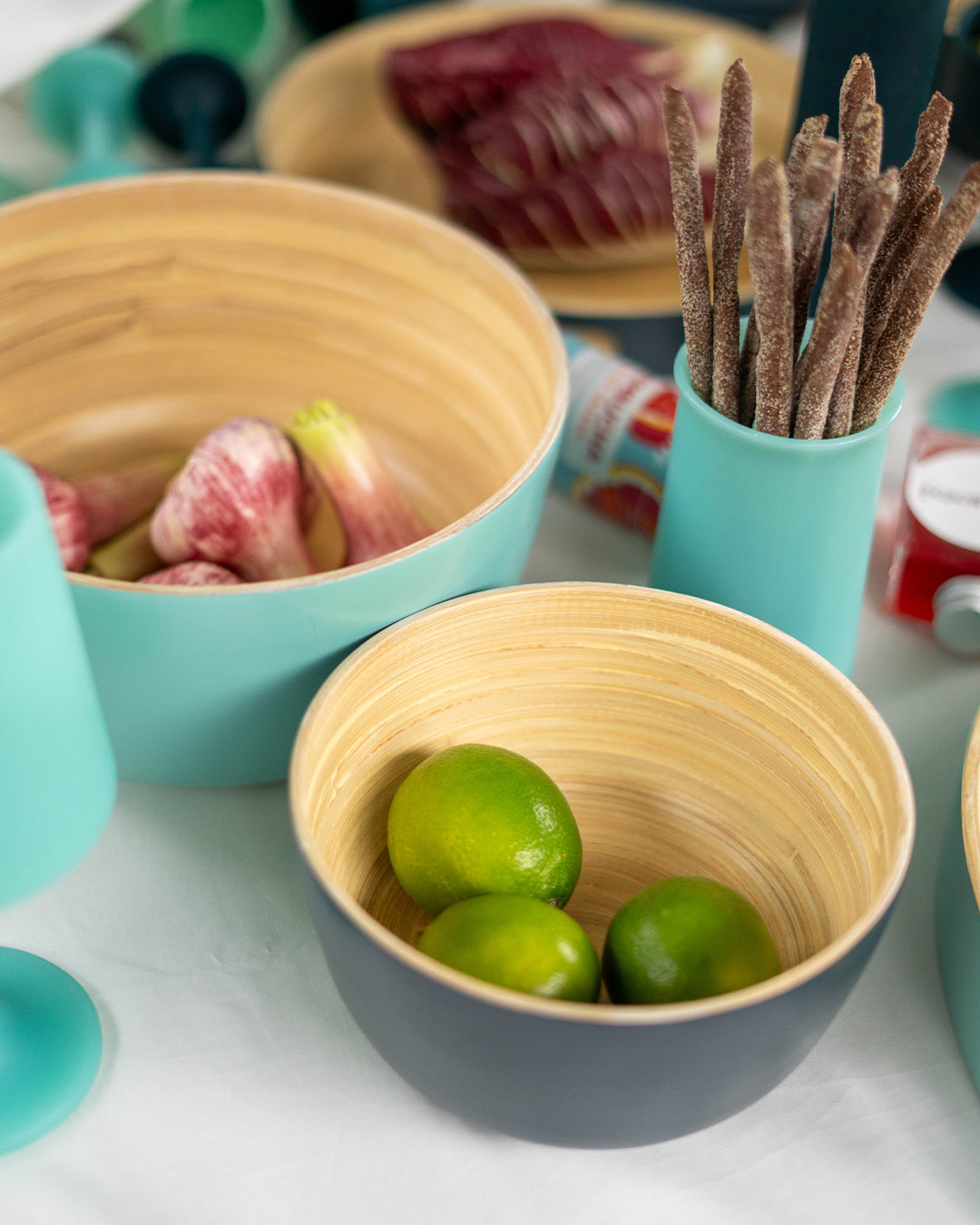 Porter Green | Bebb | Biodegradable Bamboo Bowls | Mist + Ink