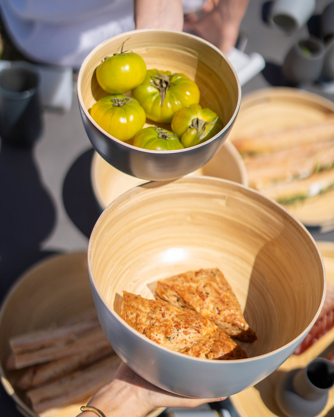 Porter Green | Bebb | Biodegradable Bamboo Bowls | Smoke + Storm