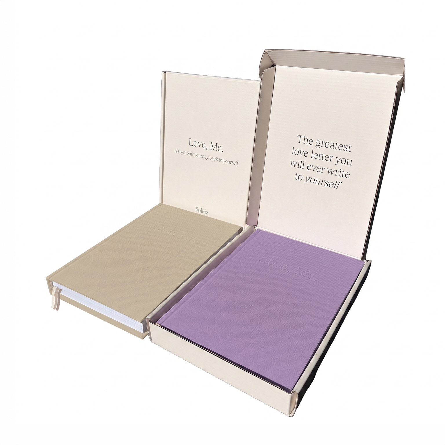 Soleiz | Love, Me. Guided Journal - Violet