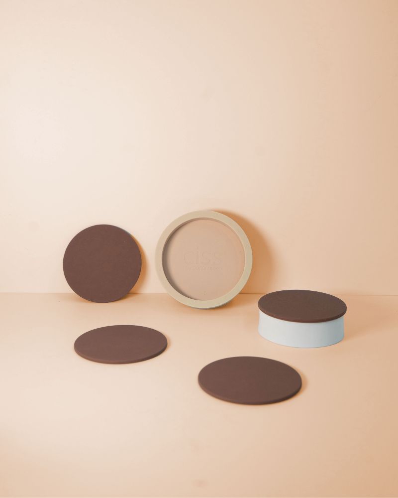 Porter Green | Ciss | Unbreakable Silicone Coasters | Latte + Donkey