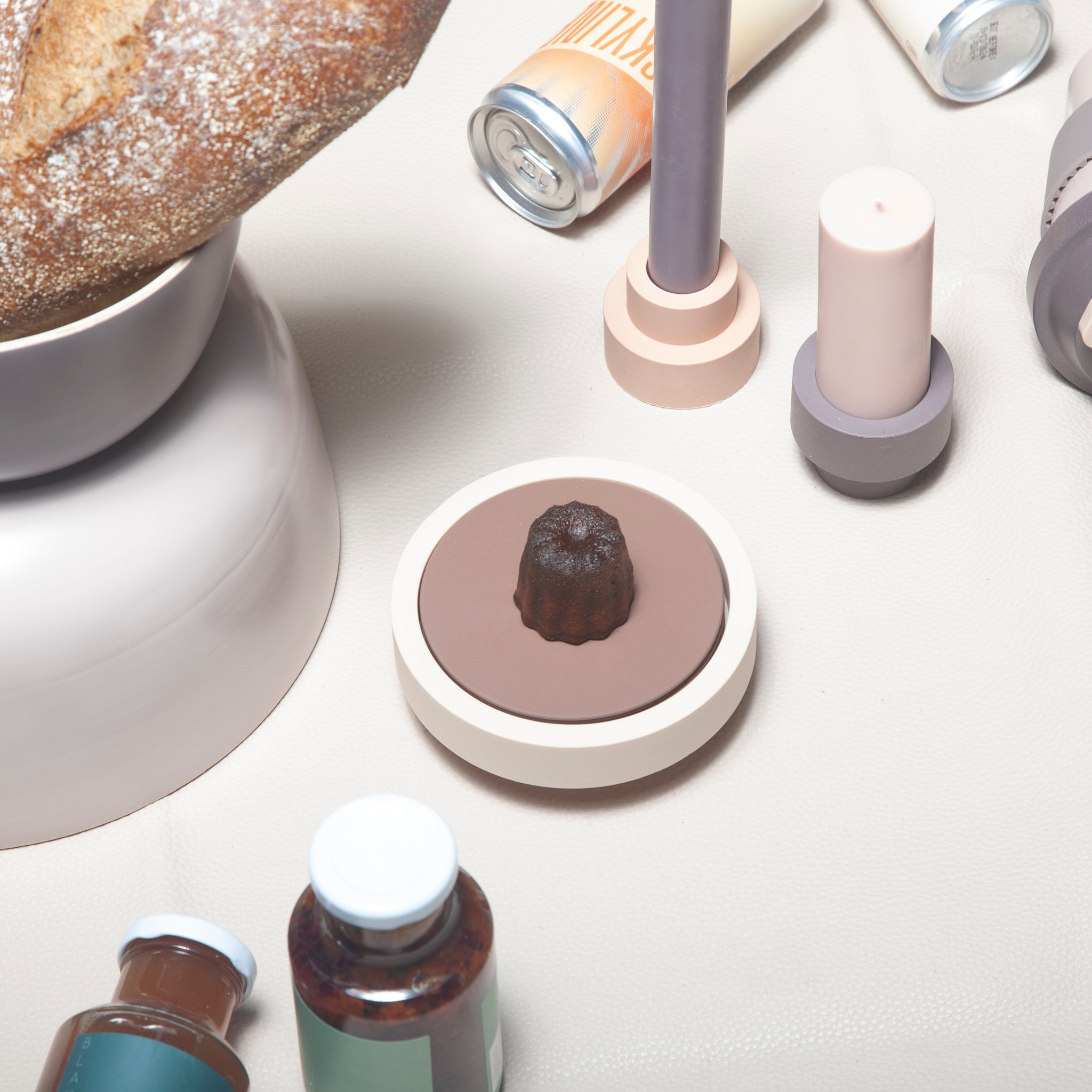 Porter Green | Ciss | Unbreakable Silicone Coasters | Latte + Donkey