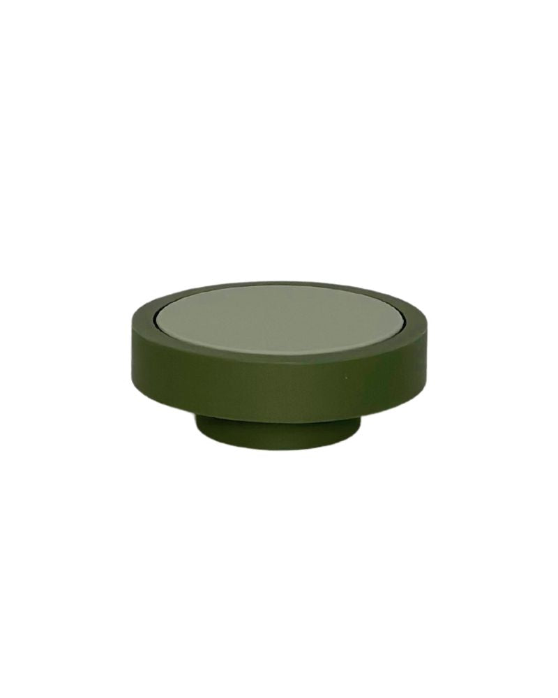 Porter Green | Ciss | Unbreakable Silicone Coasters | Sage + Olive