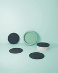 Porter Green | Ciss | Unbreakable Silicone Coasters | Mist + Ink