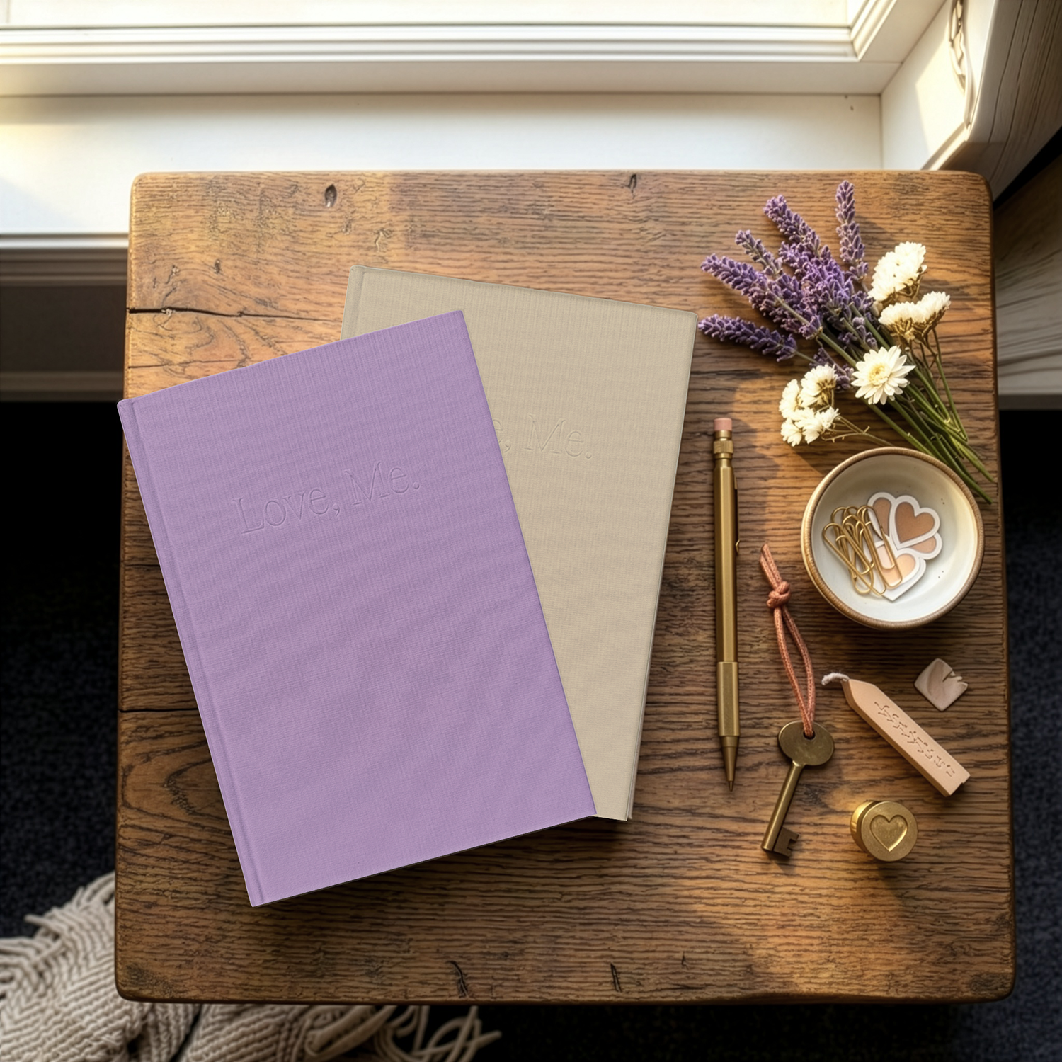Soleiz | Love, Me. Guided Journal - Violet