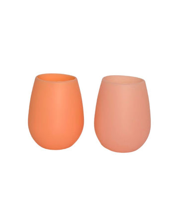 Porter Green | Fegg | Silicone Unbreakable Glasses | Peach + Petal