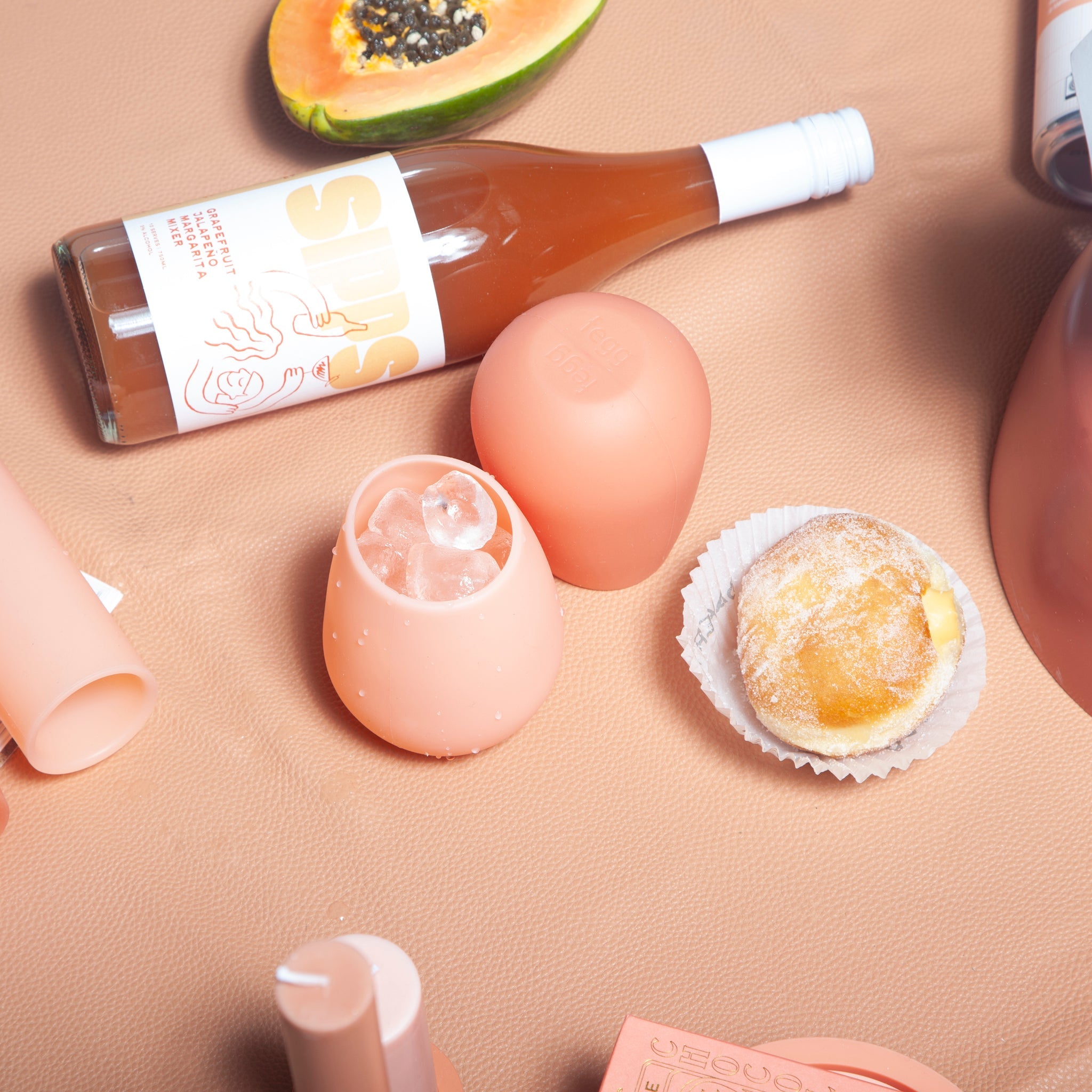 Porter Green | Fegg | Silicone Unbreakable Glasses | Terra + Peach