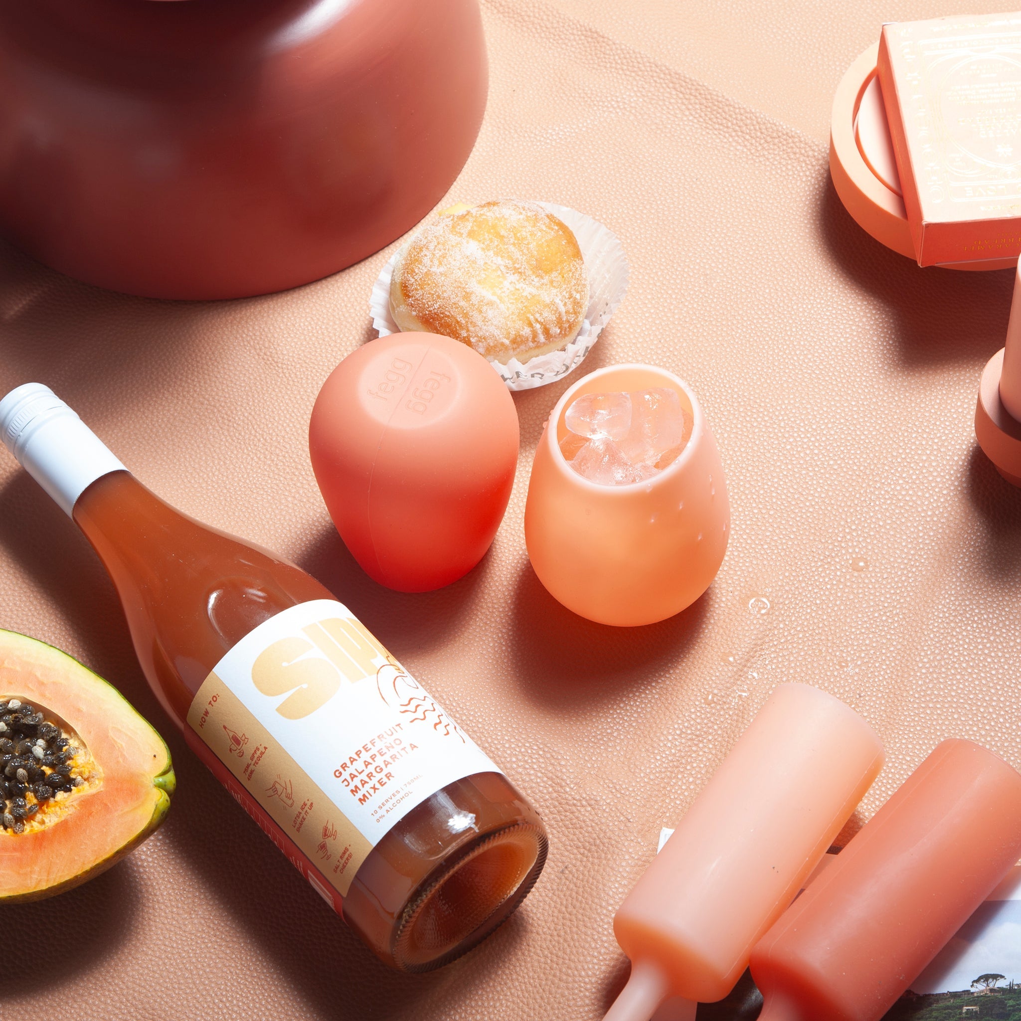 Porter Green | Fegg | Silicone Unbreakable Glasses | Terra + Peach