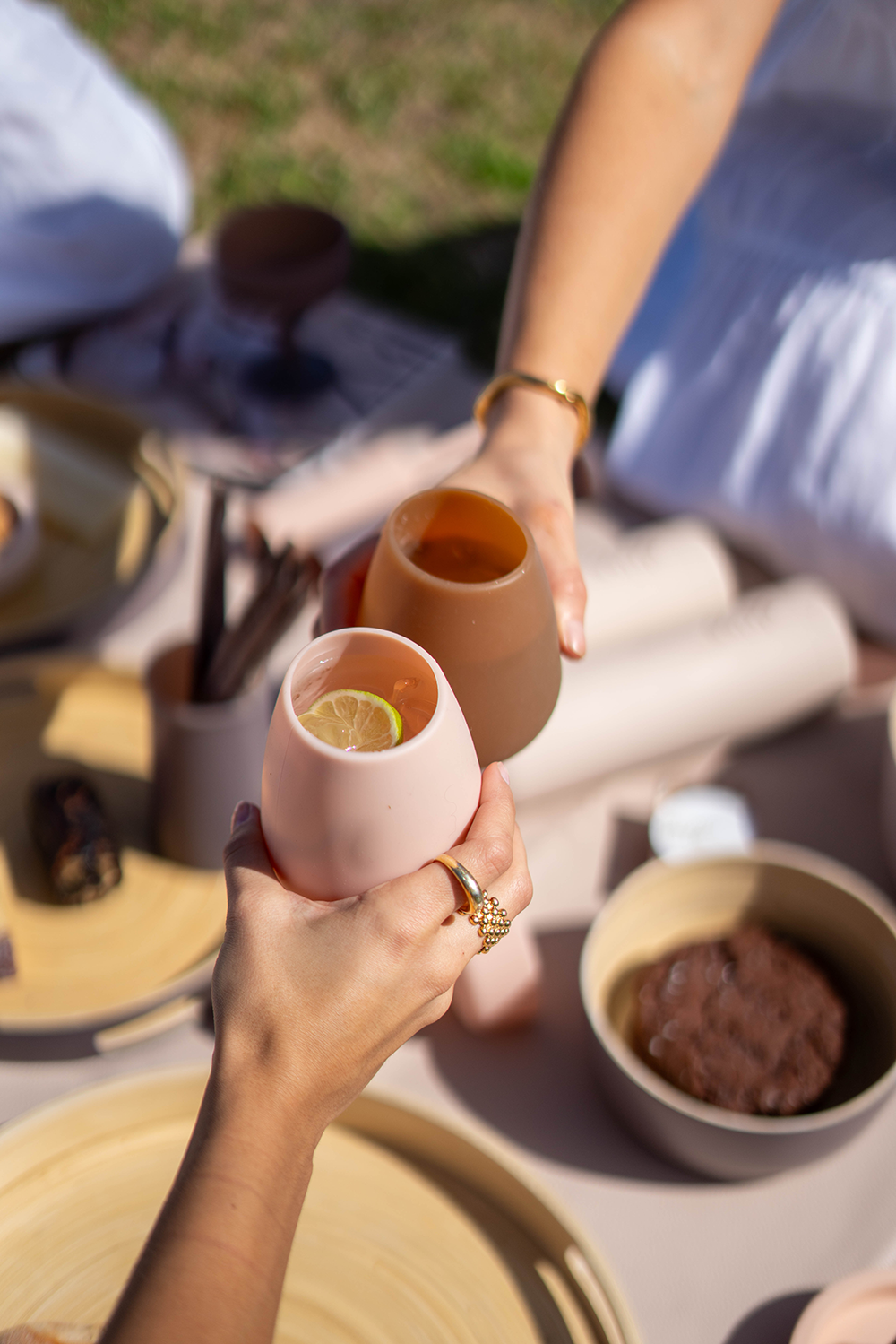 Porter Green | Fegg | Silicone Unbreakable Glasses | Latte + Donkey