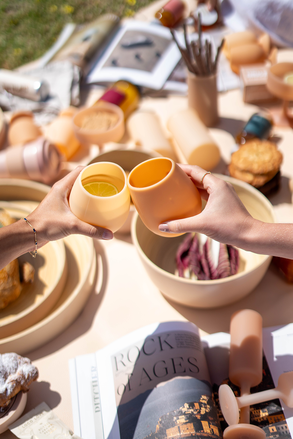 Porter Green | Fegg | Silicone Unbreakable Glasses | Wheat + Oat