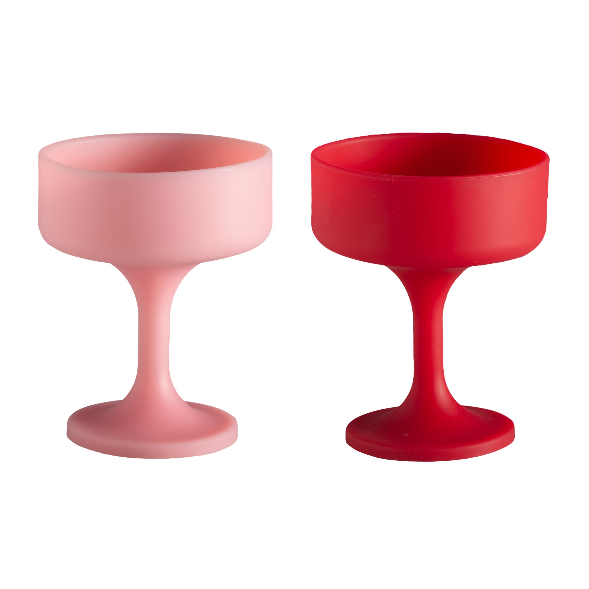 Porter Green | Mecc | Silicone Unbreakable Cocktail Glasses | Cherry + Blush