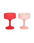 Porter Green | Mecc | Silicone Unbreakable Cocktail Glasses | Cherry + Blush