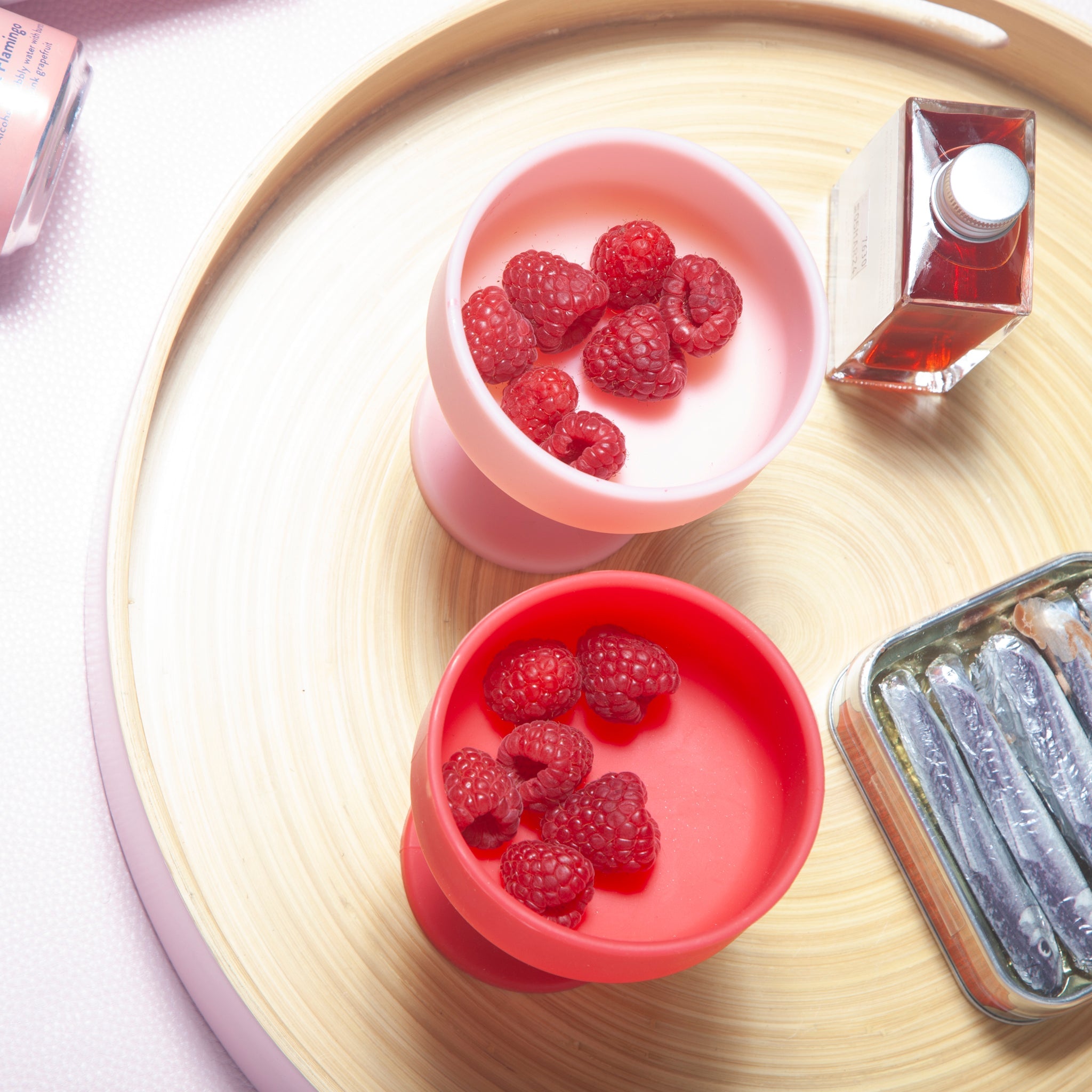 Porter Green | Mecc | Silicone Unbreakable Cocktail Glasses | Cherry + Blush