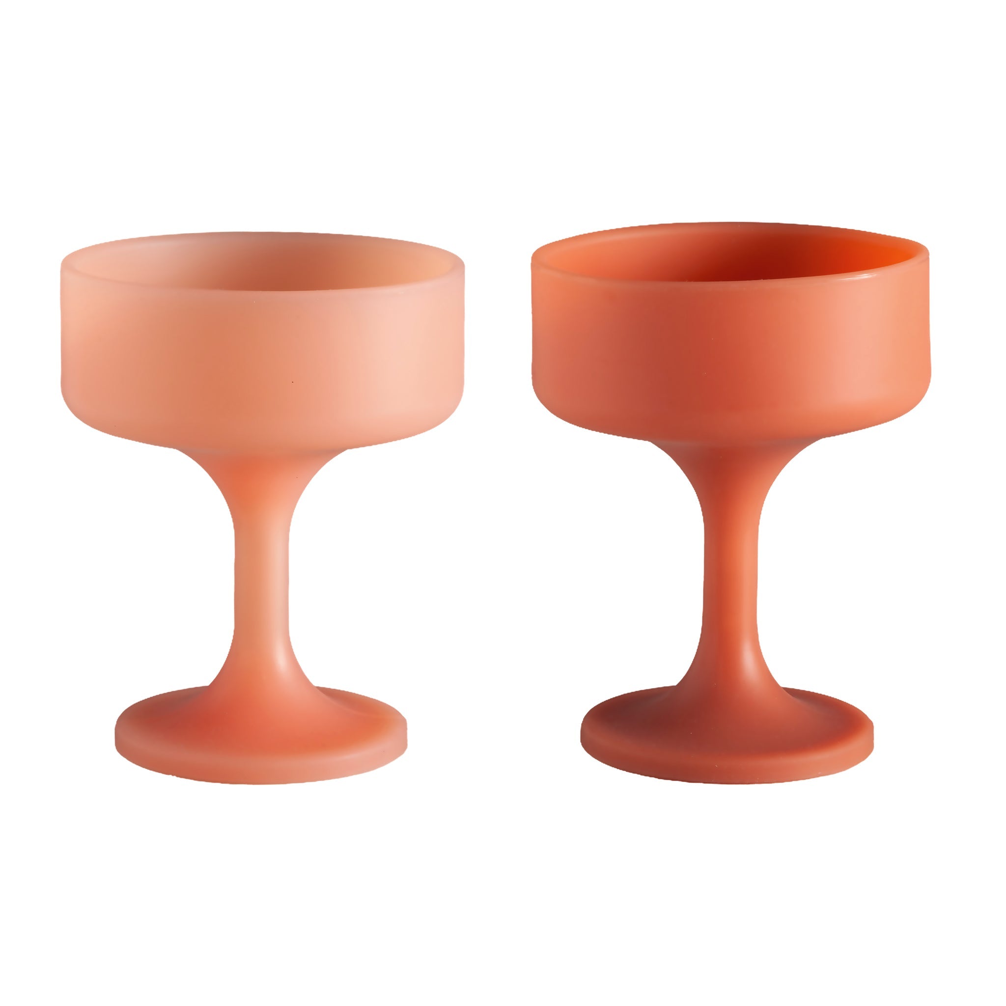 Porter Green | Mecc | Silicone Unbreakable Cocktail Glasses | Terra + Peach