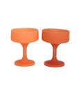 Porter Green | Mecc | Silicone Unbreakable Cocktail Glasses | Terra + Peach