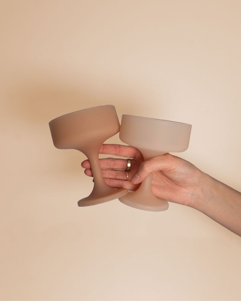 Porter Green | Mecc | Silicone Unbreakable Cocktail Glasses | Wheat + Oat