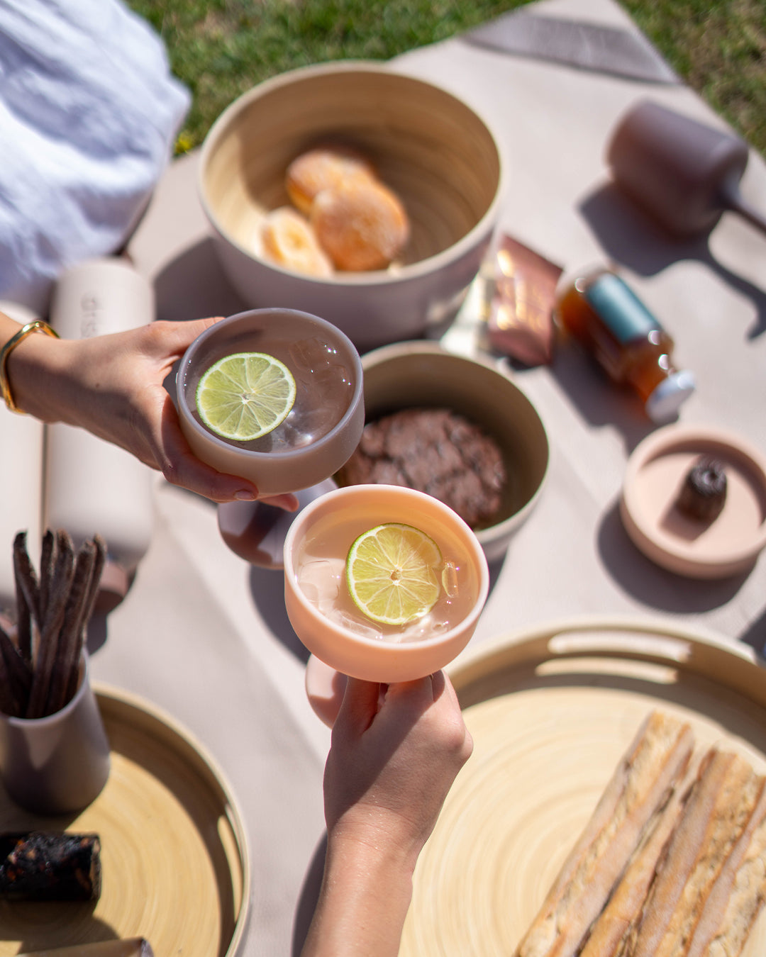 Porter Green | Mecc | Silicone Unbreakable Cocktail Glasses | Latte + Donkey