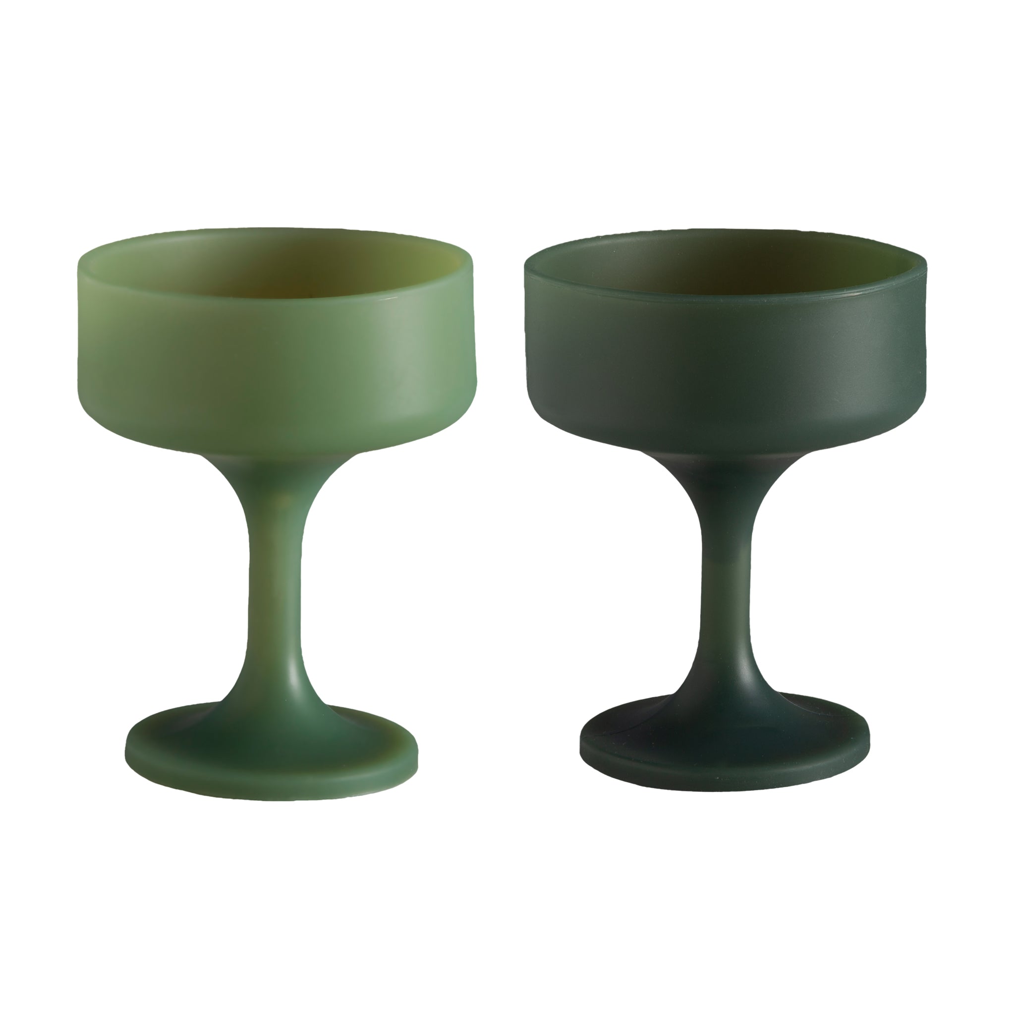 Porter Green | Mecc | Silicone Unbreakable Cocktail Glasses | Sage + Olive