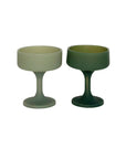 Porter Green | Mecc | Silicone Unbreakable Cocktail Glasses | Sage + Olive