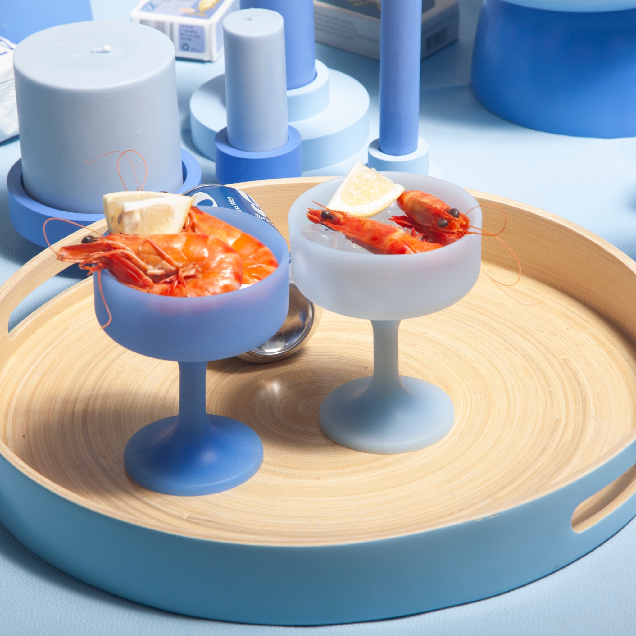 Porter Green | Mecc | Silicone Unbreakable Cocktail Glasses | Sky + Kingfisher