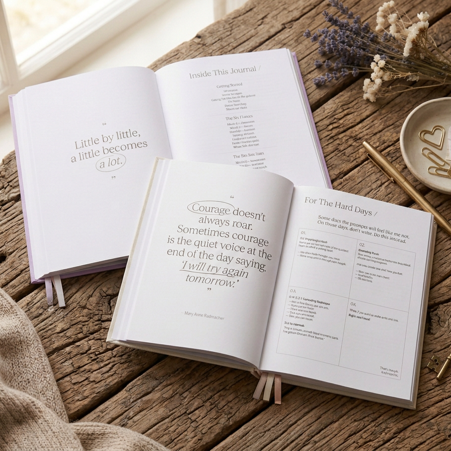 Soleiz | Love, Me. Guided Journal - Violet
