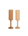 Porter Green | Seff | Silicone Unbreakable Champagne Flutes | Wheat + Oat