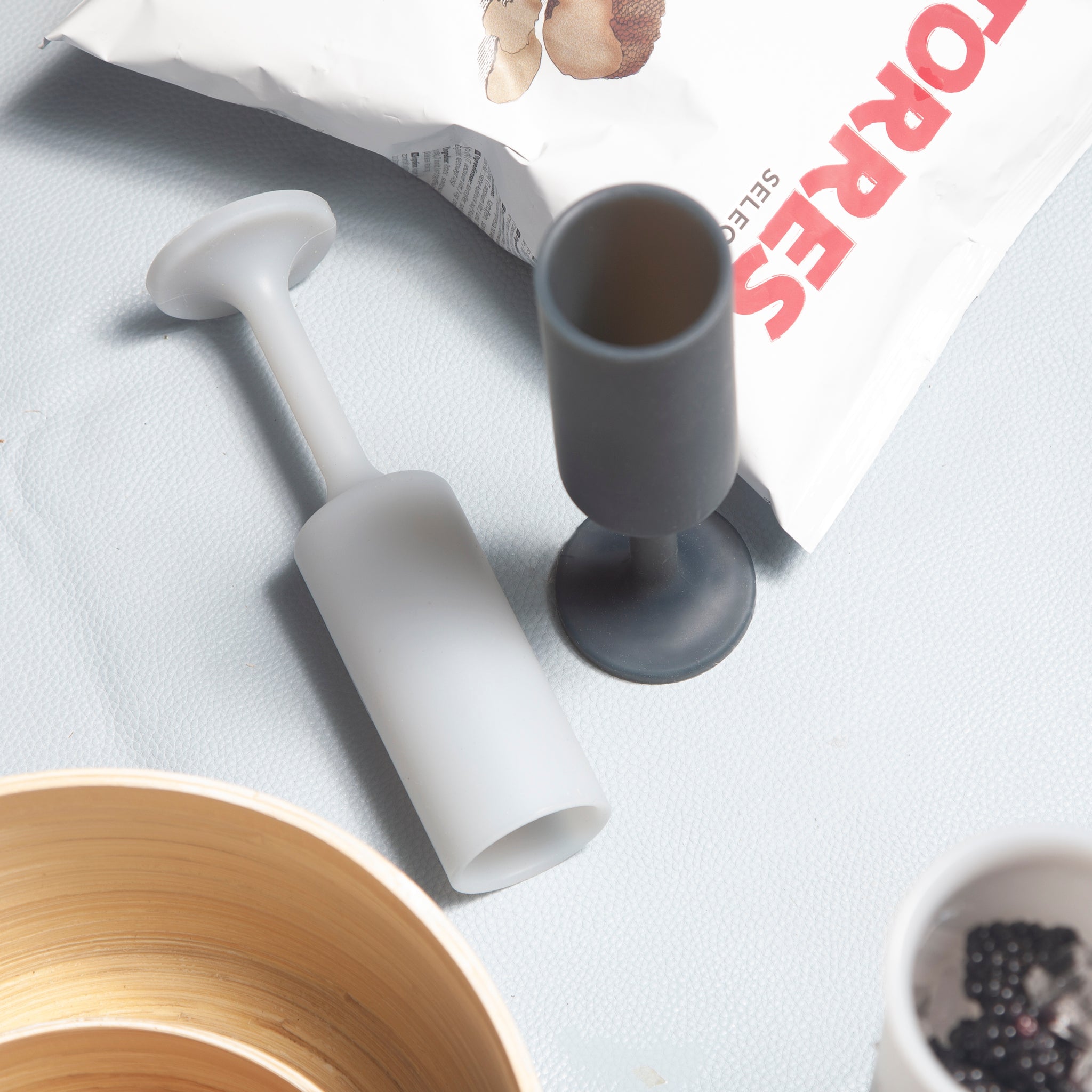 Porter Green | Seff | Silicone Unbreakable Champagne Flutes | Smoke + Storm