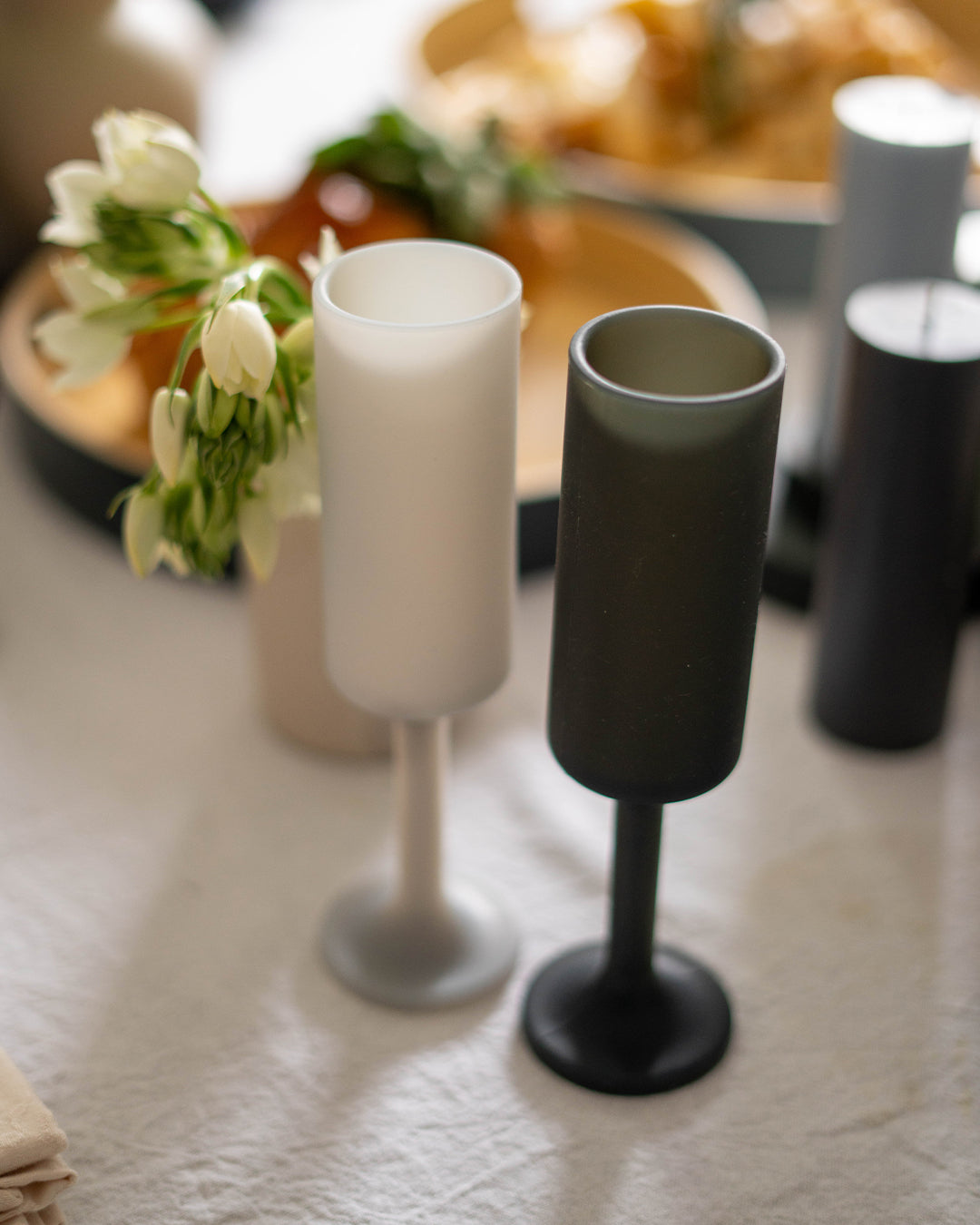 Porter Green | Seff | Silicone Unbreakable Champagne Flutes | Smoke + Storm