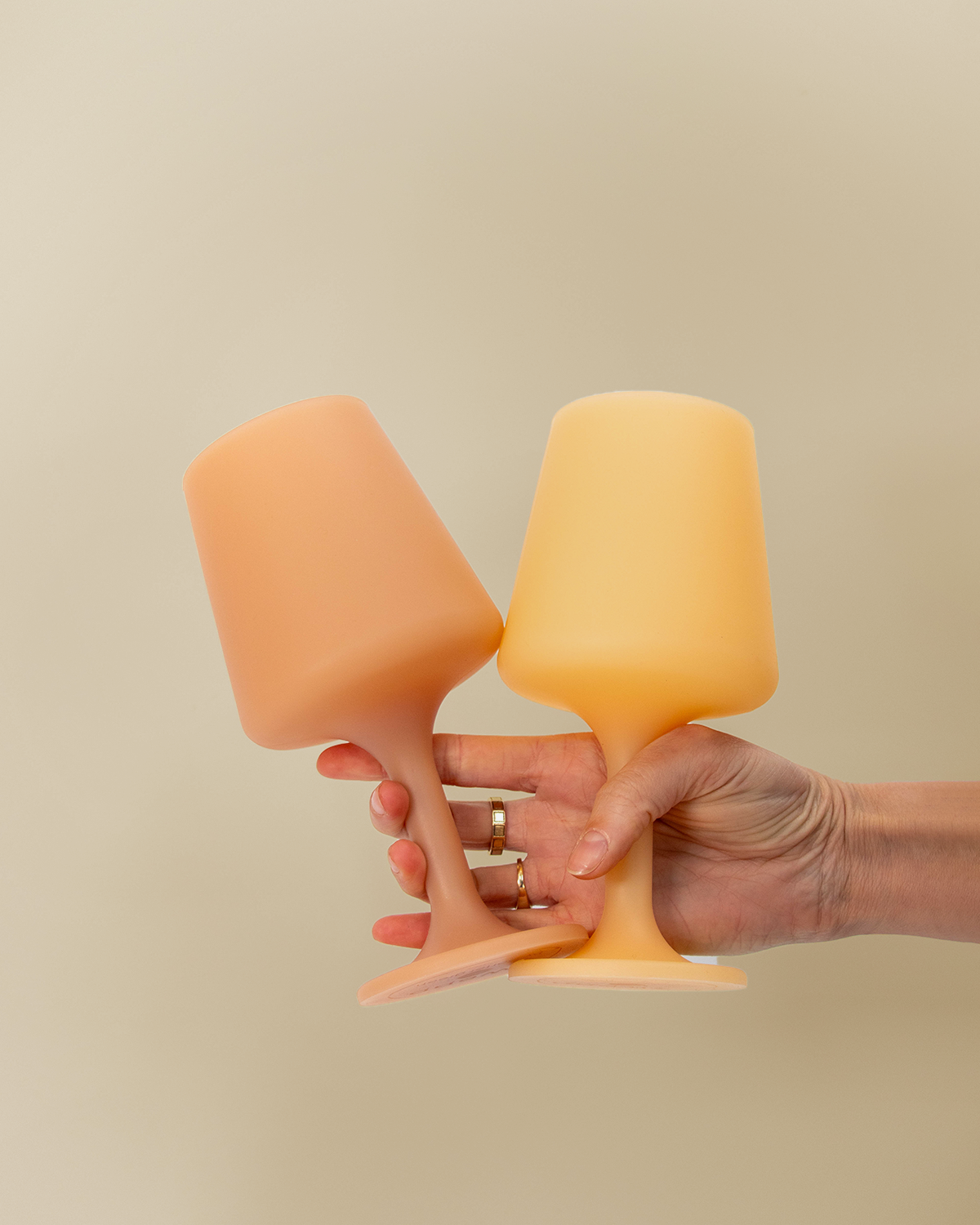 Porter Green | Swepp | Silicone Unbreakable Wine Glasses | Wheat + Oat