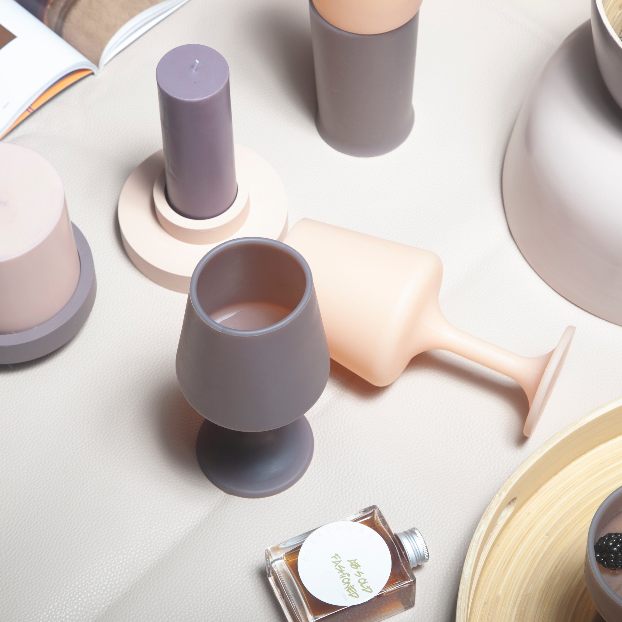 Porter Green | Swepp | Silicone Unbreakable Wine Glasses | Latte + Donkey