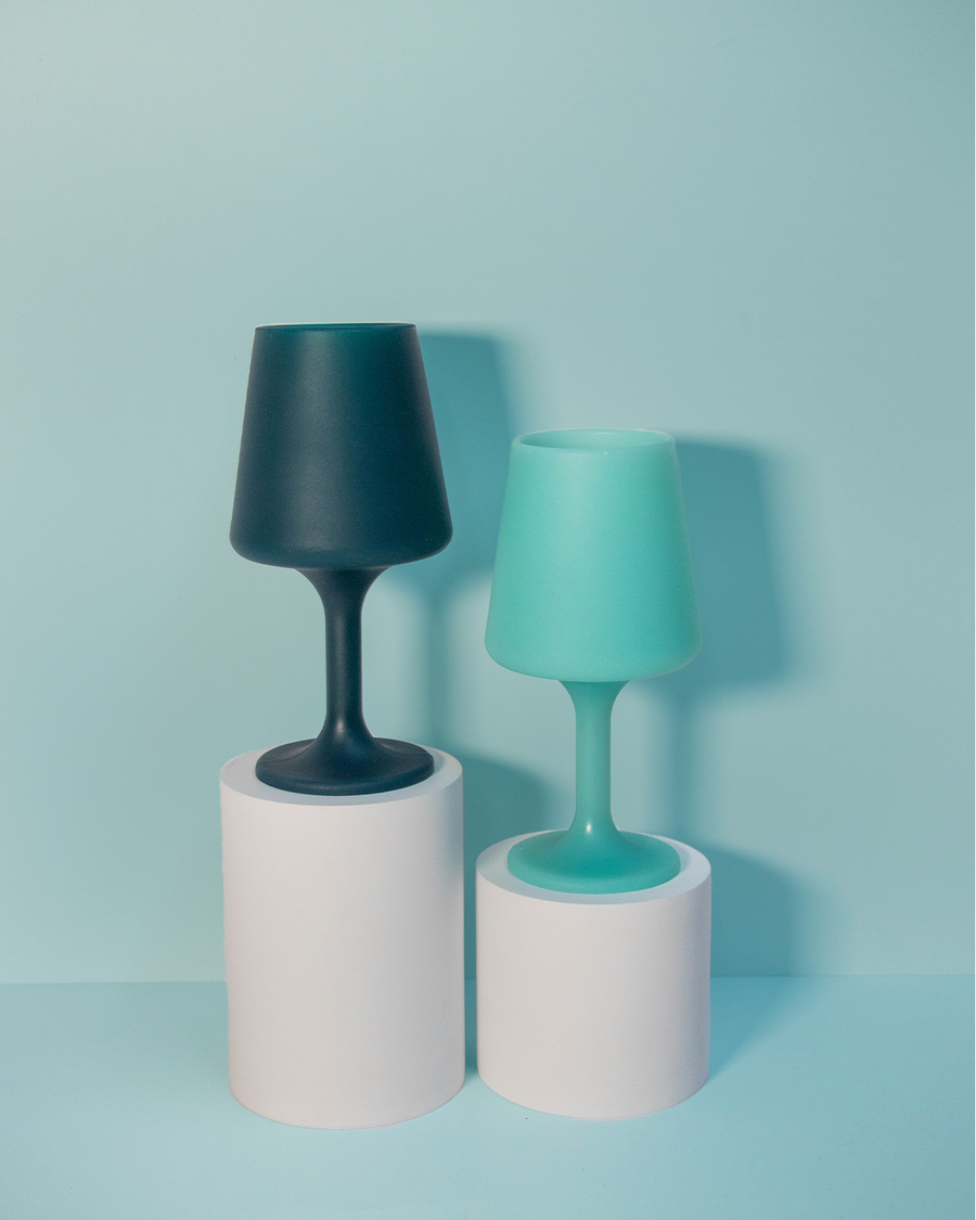 Porter Green | Swepp | Silicone Unbreakable Wine Glasses | Mist + Ink