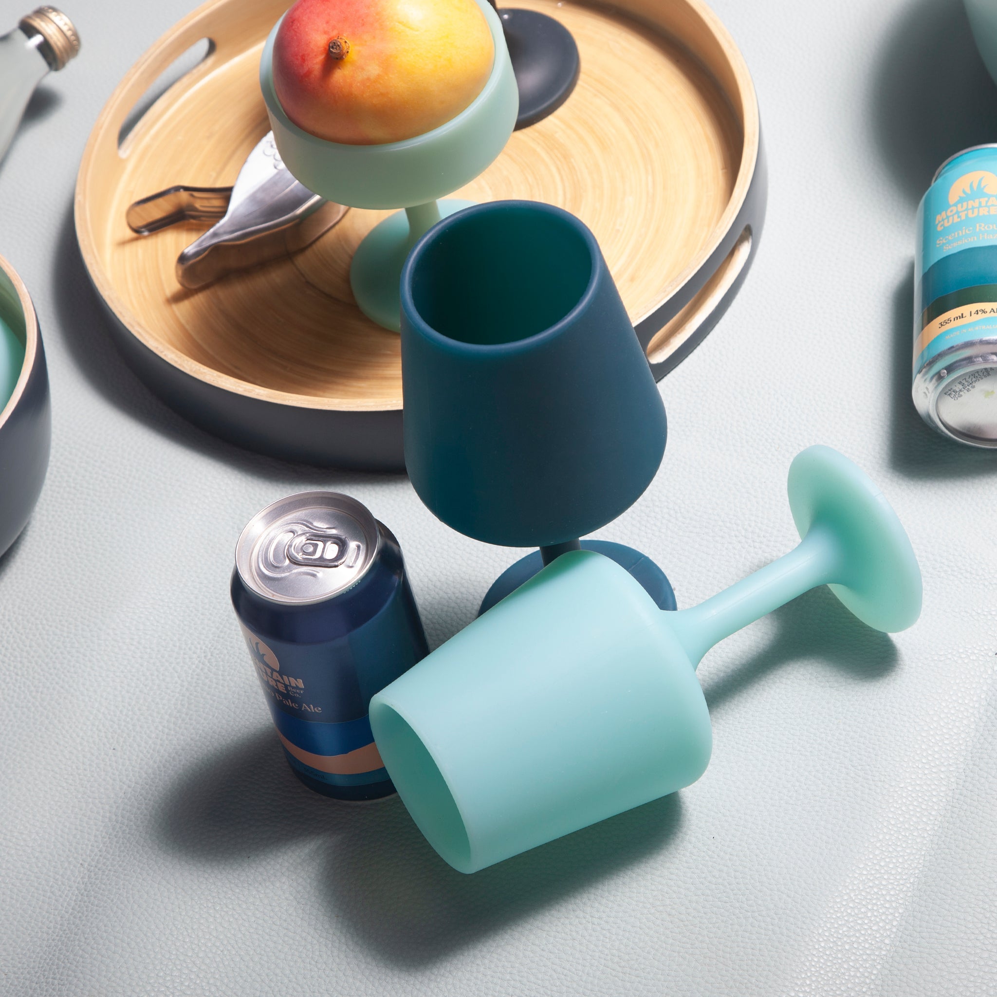 Porter Green | Swepp | Silicone Unbreakable Wine Glasses | Mist + Ink