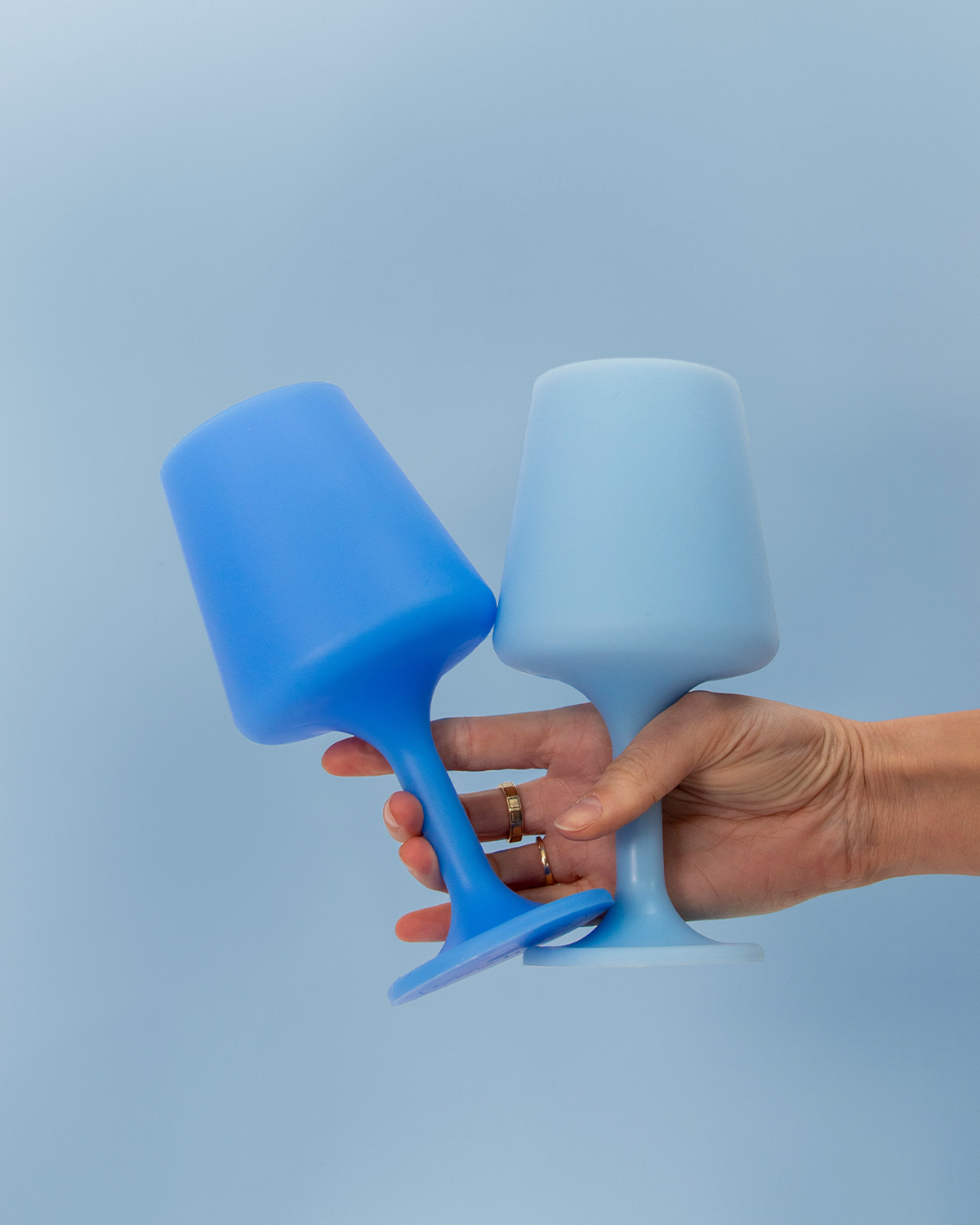 Porter Green | Swepp | Silicone Unbreakable Wine Glasses | Sky + Kingfisher