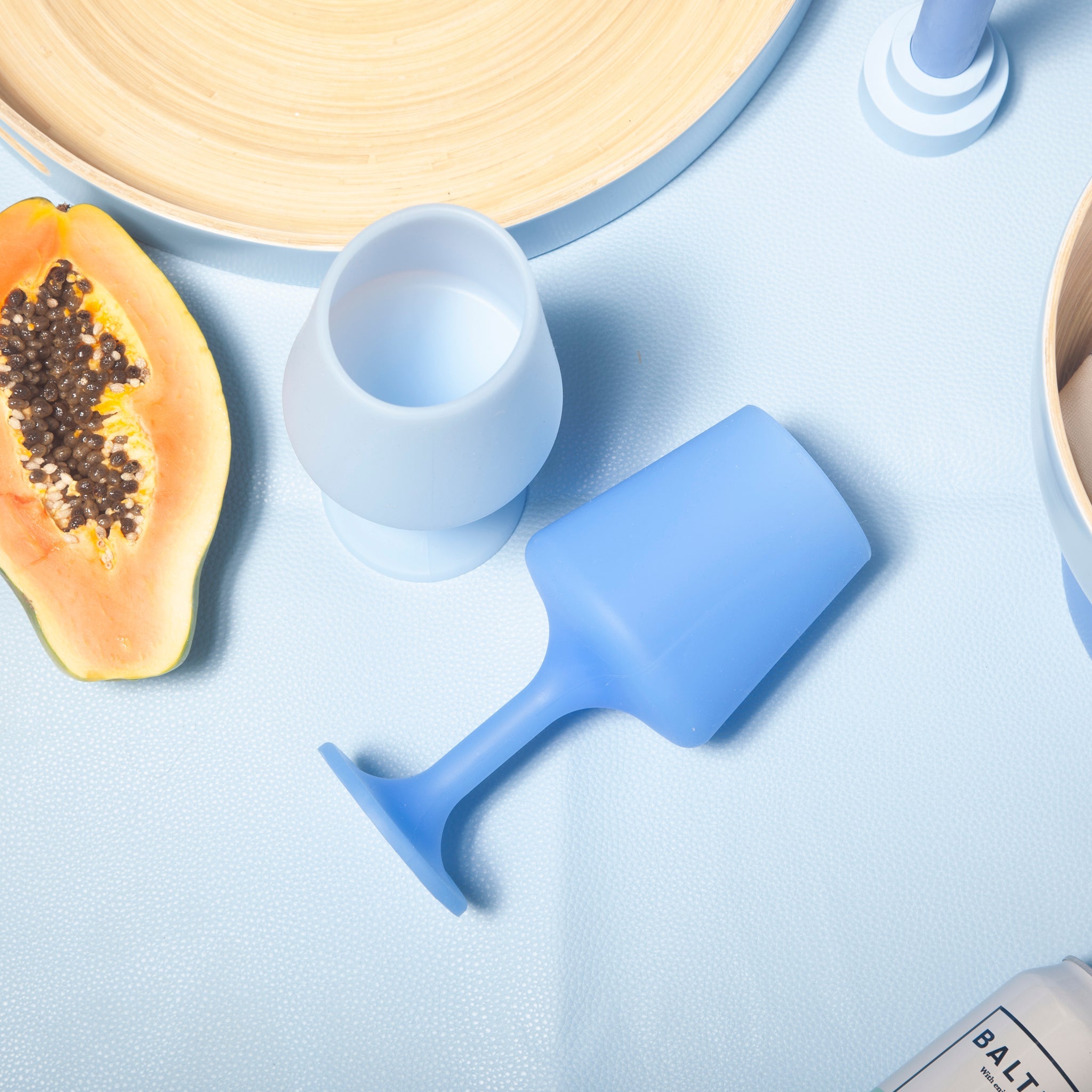 Porter Green | Swepp | Silicone Unbreakable Wine Glasses | Sky + Kingfisher