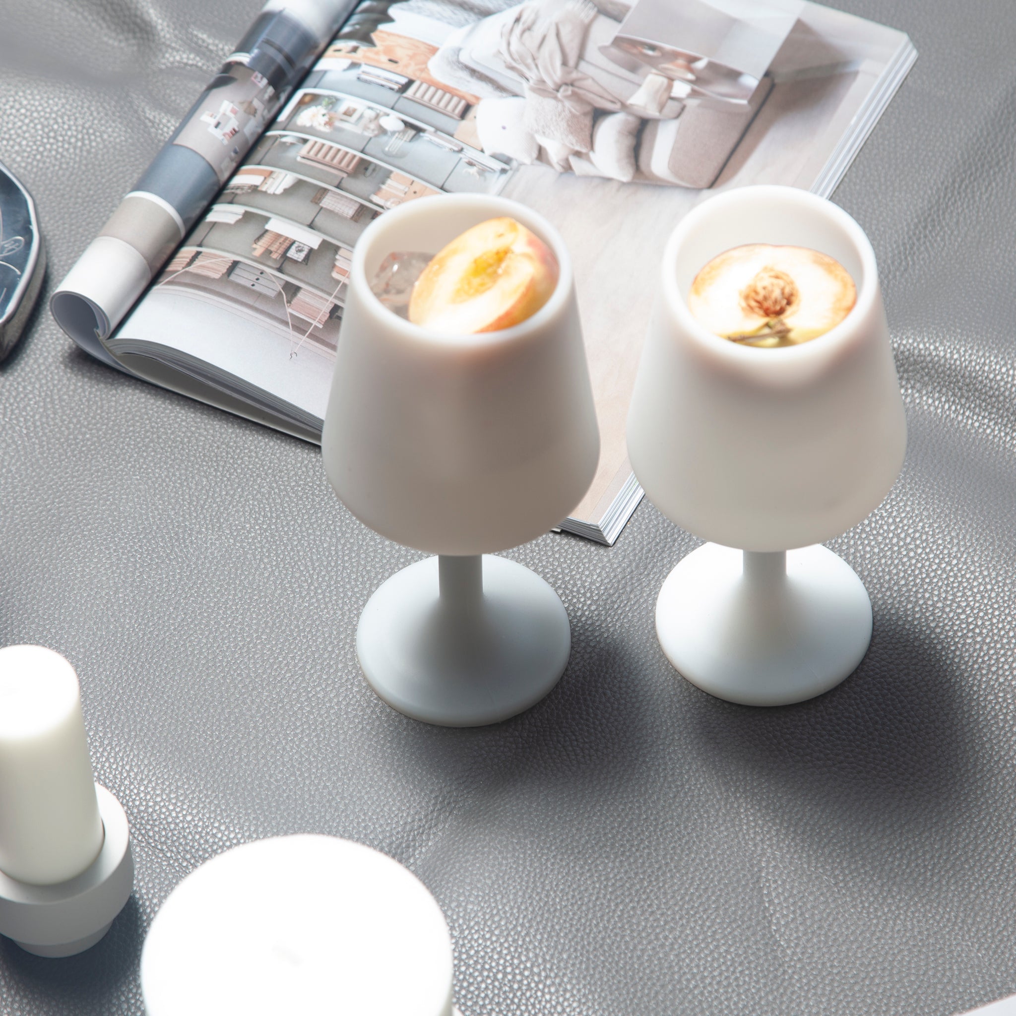 Porter Green | Swepp | Silicone Unbreakable Wine Glasses | Blanc + Dove