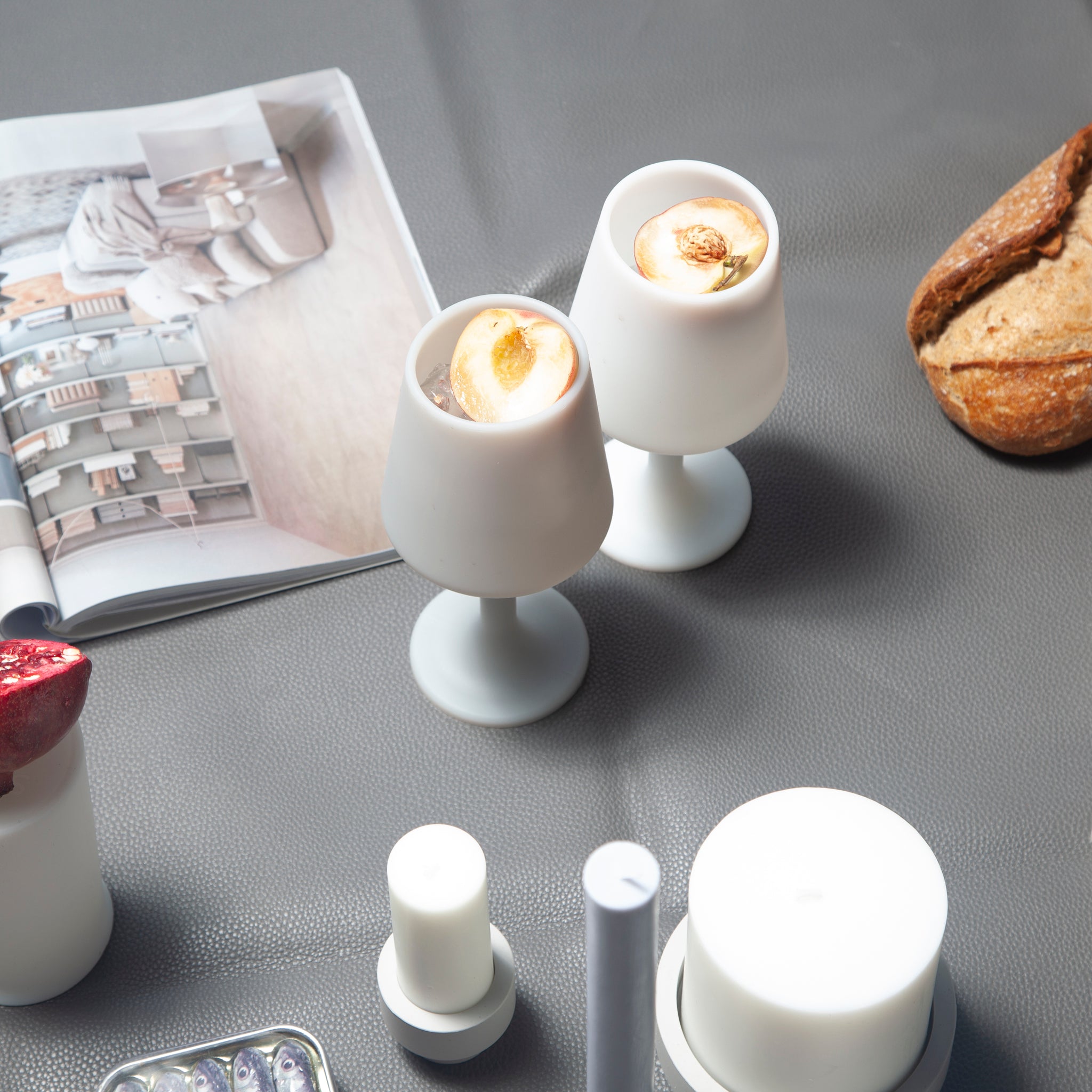 Porter Green | Swepp | Silicone Unbreakable Wine Glasses | Blanc + Dove