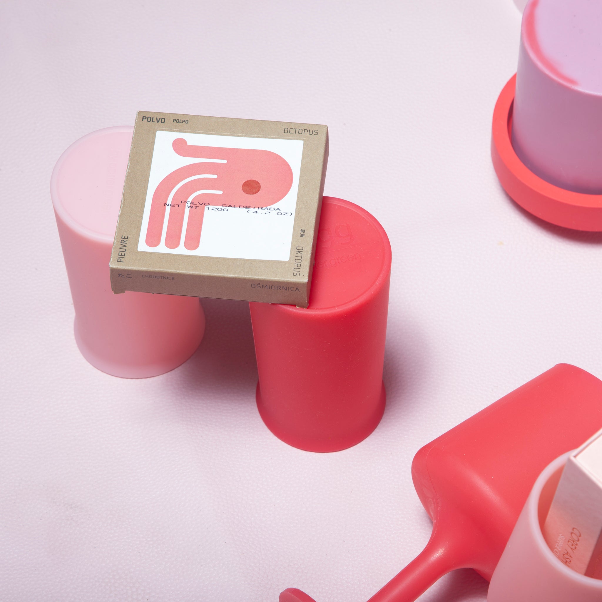 Porter Green | Stegg | Silicone Unbreakable Highball Glasses | Cherry + Blush